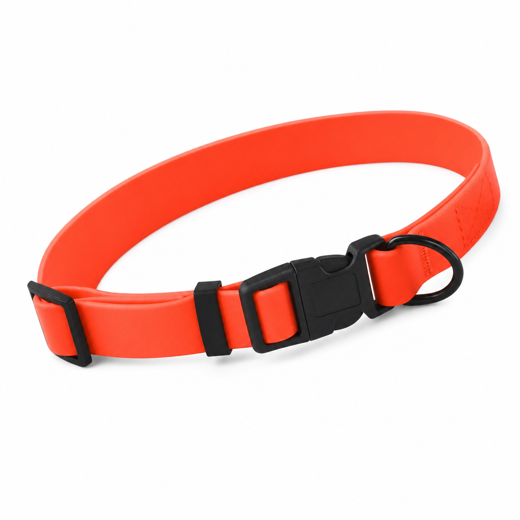 Waterproof PVC Dog Collar - Odor-Free & Adjustable