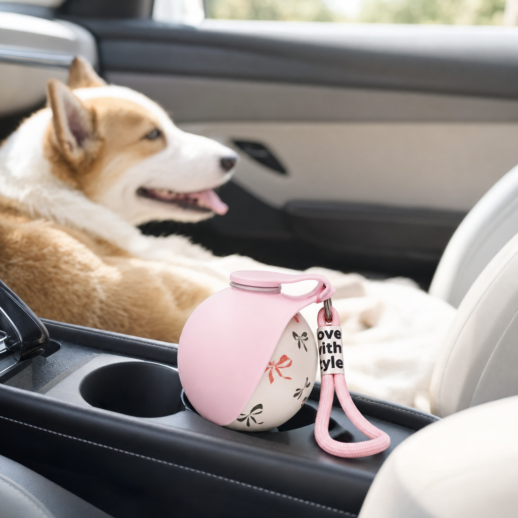 Collapsible Pet Travel Water Bottle - Leak-Proof