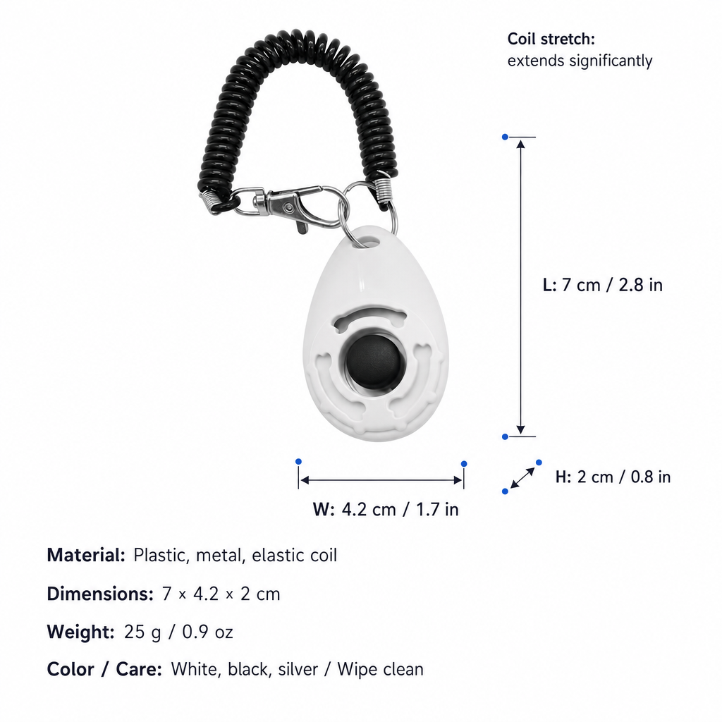 Dog Training Clicker - Portable Behavior Aid