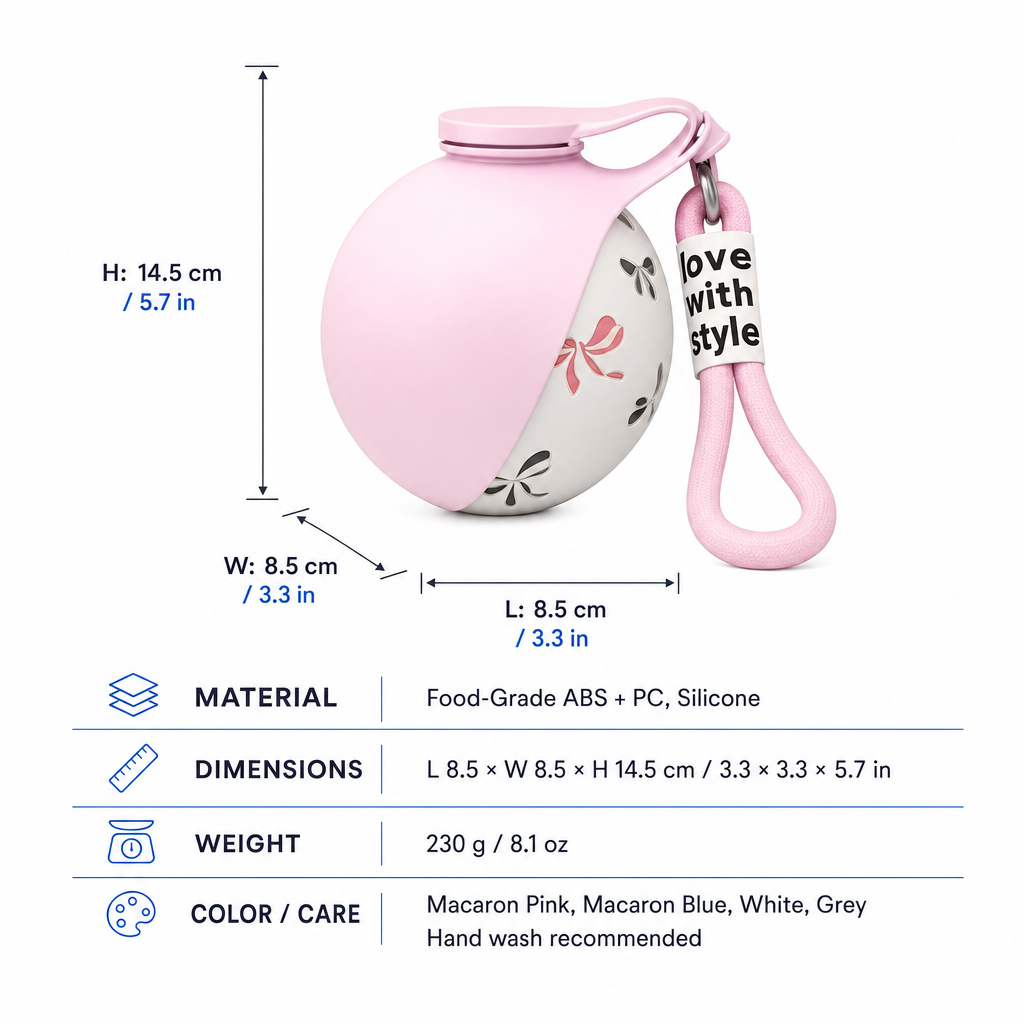 Collapsible Pet Travel Water Bottle - Leak-Proof