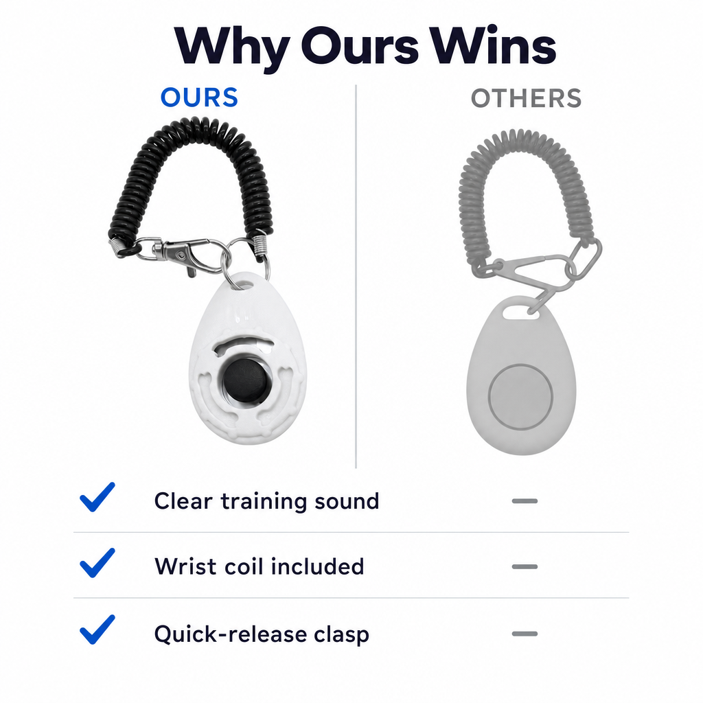 Dog Training Clicker - Portable Behavior Aid