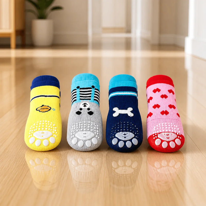 Anti-Slip Dog Socks - Protective Paw Covers