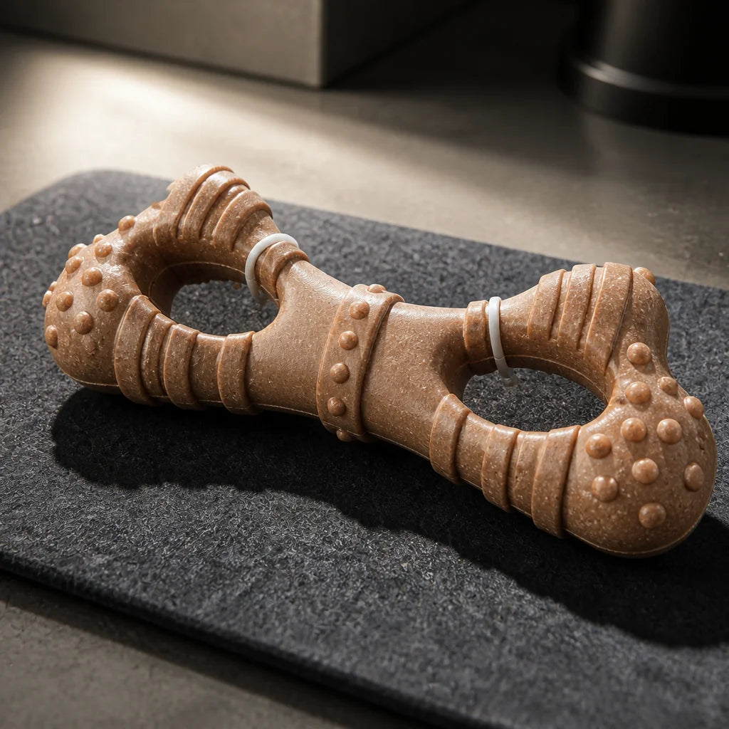 Durable Bone-Shaped Chew Toy - Boredom Buster