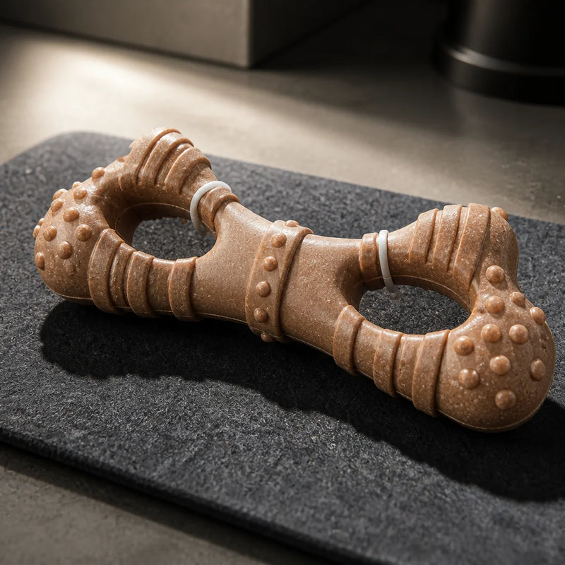 Durable Bone-Shaped Chew Toy - Boredom Buster