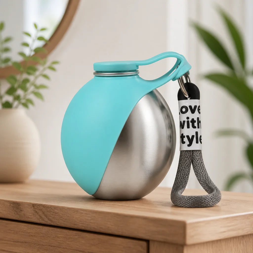 Stainless Steel Collapsible Pet Water Bottle