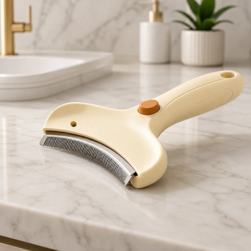 One-Click De-Fur Deshedding Comb